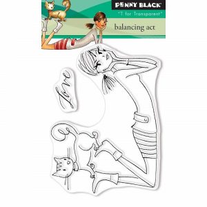 Penny Black Clear Stamps - Balancing Act