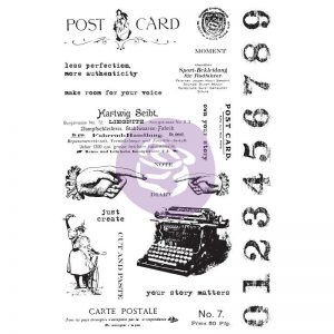 Finnabair Cling Stamp Carte Postale