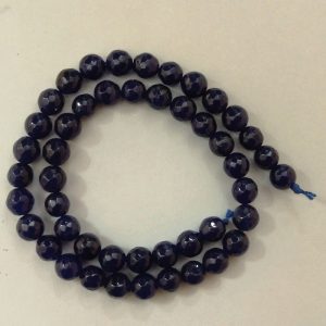 Semi Precious Blue Zed Agate Beads