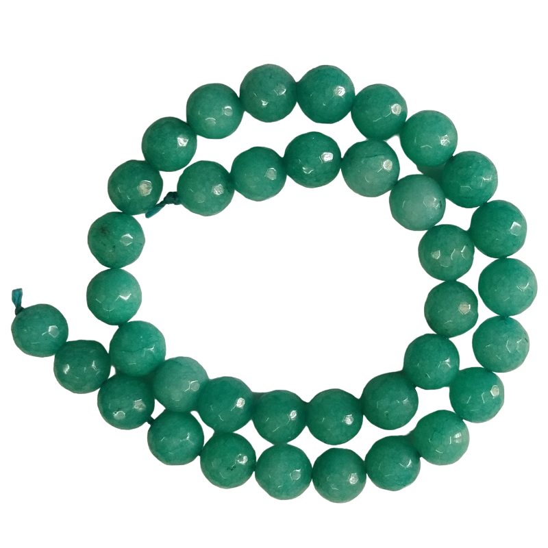 Semi Precious Turquoise Green Zed Agate Beads