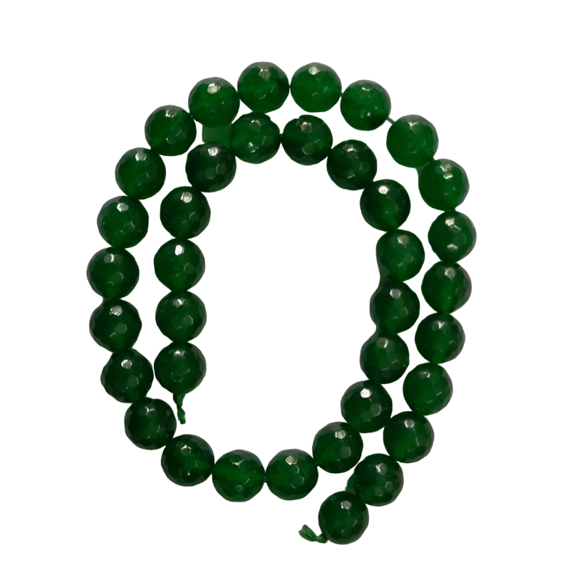 Semi Precious Dark Green Zed Agate Beads