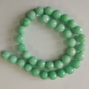 Semi Precious Turquoise Blue Zed Agate Beads