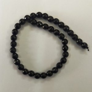 Semi Precious Black Zed Agate Beads