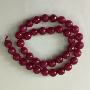 Semi Precious Light Maroon Zed Agate Beads