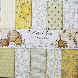 Tell The Bees 2 6x6 Pattern Paper Pack