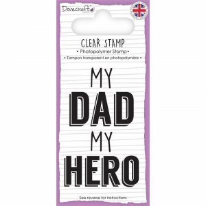 Dovecraft Dad Clear Stamps