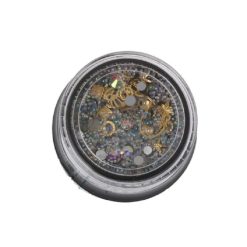 Rhinestone and Geometric Shape Filler Charms