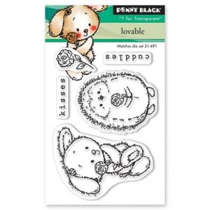 Penny Black Clear Stamps - Lovable