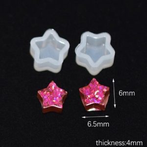 Star Silicone Earrings Mould