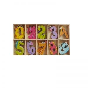 Jungle Pattern Wooden Numbers
