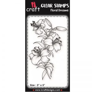 ICraft Clear Stamp - Floral Dreams