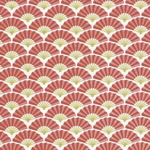 Silk Pattern Red Decoupage Napkin