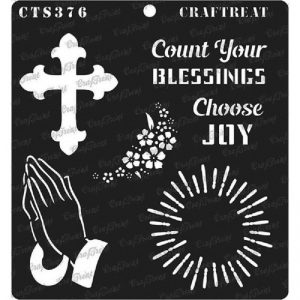 CrafTreat Stencil - Choose Joy
