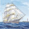 Sailing Ship Decoupage Napkin
