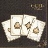 Gold Playing Cards Decoupage Napkin