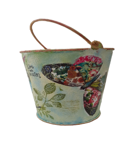 Alternative view of White Metal Bucket