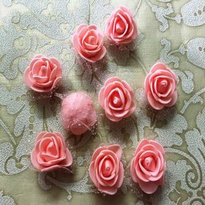 Peach Foam Rose Flowers