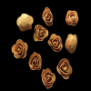 Mustard Colour Foam Rose Flowers