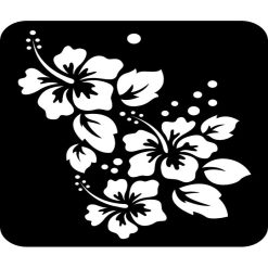 iCraft 4 x 4 Mini Stencil - Leafs Flowers