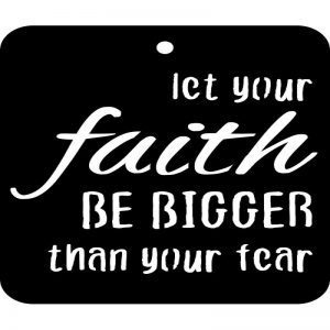 iCraft 4 x 4 Mini Stencil - Ict Your Faith