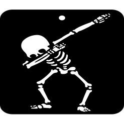 iCraft 4 x 4 Mini Stencil - Skelton
