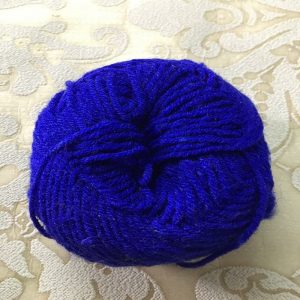 Royal Blue Yarn Wool