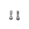 German Silver Tear Drop Double Hole Spacer Bead