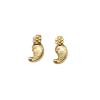 Gold Half Mango Pattern Spacer Bead