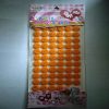 Self Adhesive Round Buttons - Orange