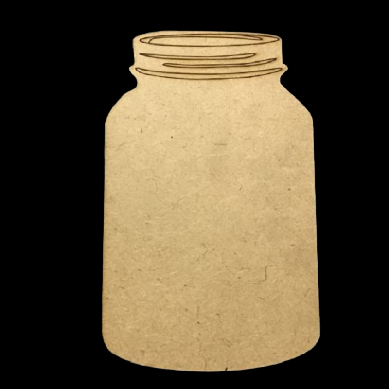 MDF Bottle/Mason Jar - Set of 5