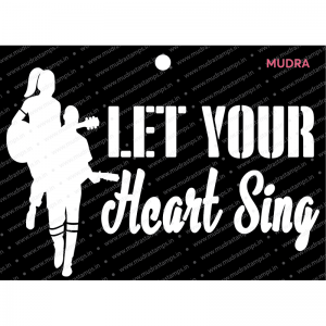 Mudra Stencil - Lets Sing