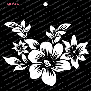Mudra Stencil - Floral Spray