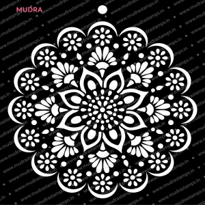 Mudra Stencil - Mandala 3
