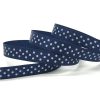 Polka Dots Navy Blue Grosgrain Ribbon