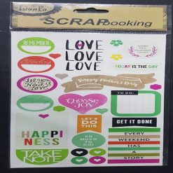 Self Adhesive Scrap Booking Sticker - Remember