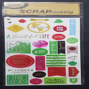 Self Adhesive Scrap Booking Sticker - Have Fun