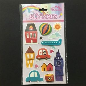 Self Adhesive Scrap Booking Sticker - Travel