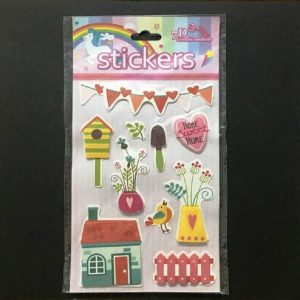 Self Adhesive Scrap Booking Sticker - Home Sweet Home