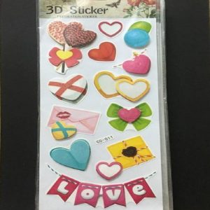 Self Adhesive Scrap Booking Sticker - Love