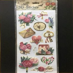Self Adhesive Scrap Booking Sticker - Flowers