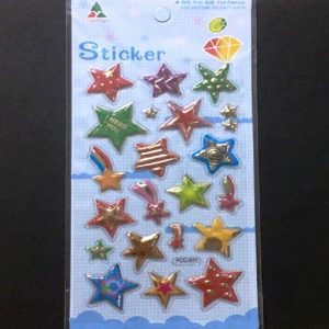 Bronzing Stickers -  Stars