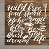 Words Boho Mudra Chipzeb