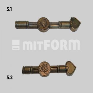 Mitform Metal Embellishment - TIP Clock Hands 5.1 & 5.2
