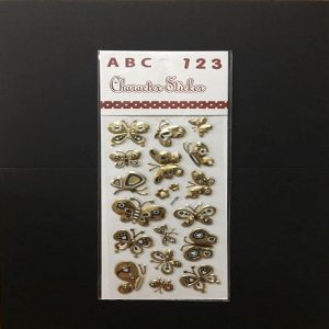 Stickers - Gold Butterflies Style 1
