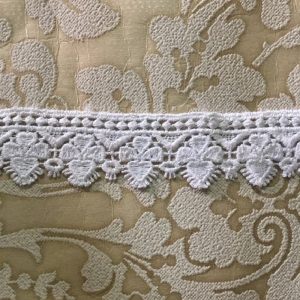 Embroidered White Lace