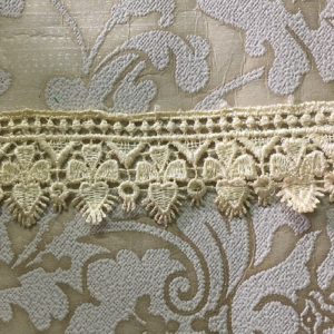 Embroidered Cream Lace