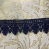 Embroidered Navy Blue Lace