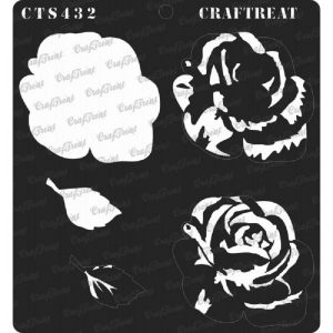 CrafTreat Stencil - Rose 2