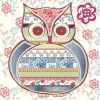 Printed Owl Decoupage Napkin