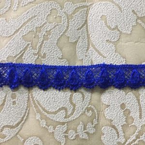 Embroidered Royal Blue Lace
